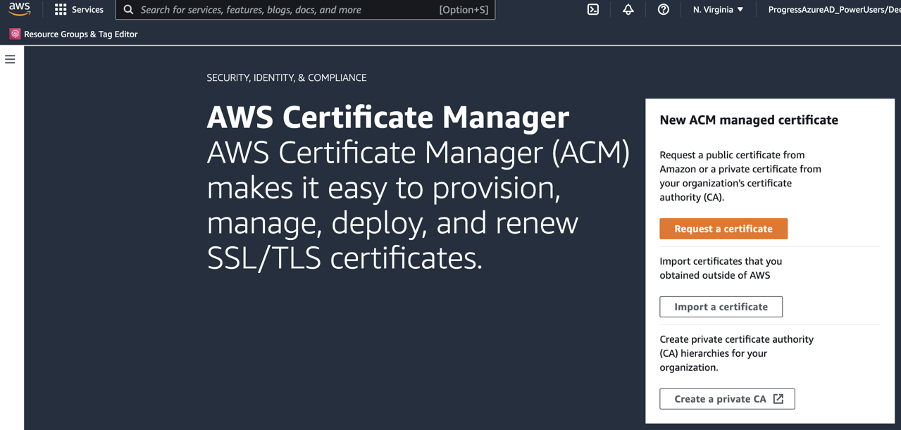 AWS ACM